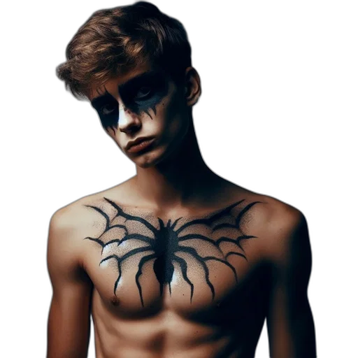 creature, face, mask, photorealistic, fantasy art, cyberpunk, cartoon, dark transparent PNG cut-out