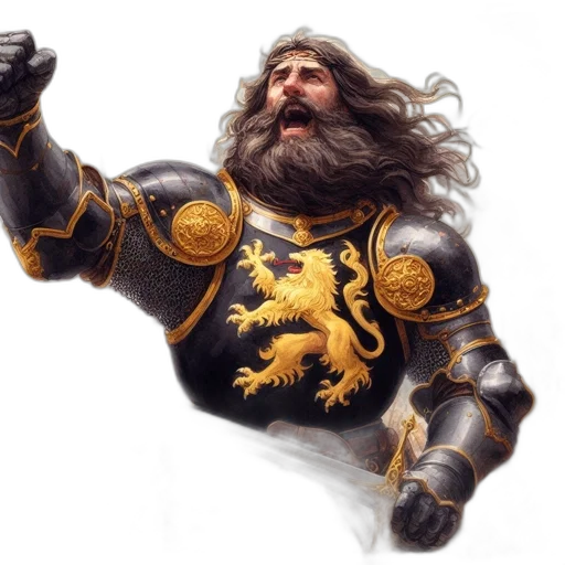 sword, hair, dragon, fantasy art, concept art, photorealistic, 3d render, bearded transparent PNG cut-out