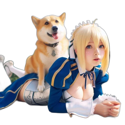 dragon, animal, dress, staff, anime, concept art, pixel art, photorealistic transparent PNG cut-out