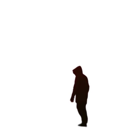 jacket, hat, face, staff transparent PNG cut-out