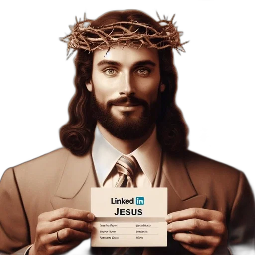 photorealistic, portrait, man, crown, thorns, long, hair, beard transparent PNG cut-out