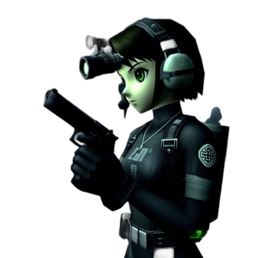 staff, robot, weapon, mask, concept art, 3d render, cyberpunk, pixel art transparent PNG cut-out