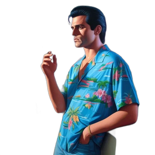 jacket, face, umbrella, robot, vaporwave, photorealistic, concept art, oil painting transparent PNG cut-out