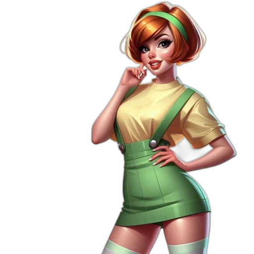 dress, staff, concept art, pixel art, fantasy art, comic book art, green, neon transparent PNG cut-out