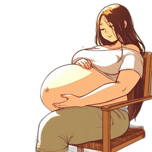 food, concept art, pixel art, cartoon, comic book art, animated, female, character transparent PNG cut-out