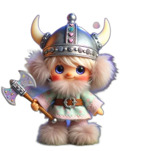 staff, crown, 3d render, concept art, fantasy art, fantasy, warrior, doll transparent PNG cut-out