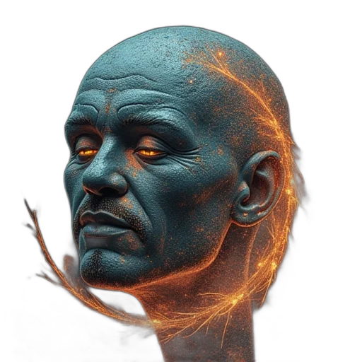 mask, face, staff, creature transparent PNG cut-out
