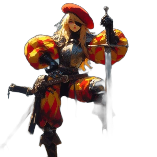 staff, weapon, sword, crown transparent PNG cut-out