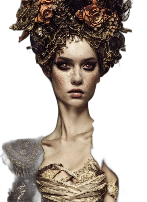 crown, jewelry, mask, hair transparent PNG cut-out