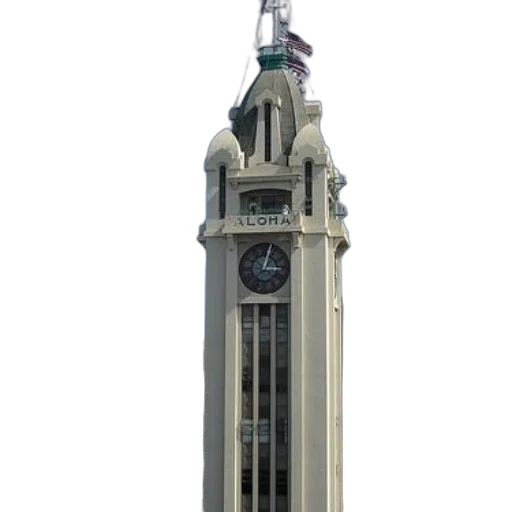 building, staff, 3d render, photorealistic, concept art, city street, tall, clock transparent PNG cut-out