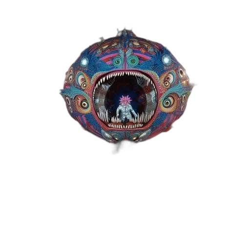 hat, umbrella, mask, jewelry, fantastical, scene, outer, space transparent PNG cut-out