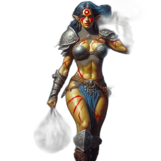 jewelry, staff, fantasy art, concept art, comic book art, pixel art, fire, fierce transparent PNG cut-out