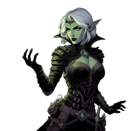 mask, staff, concept art, fantasy art, pixel art, comic book art, green, dark transparent PNG cut-out