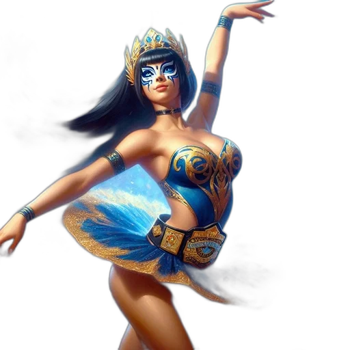 jewelry, fantasy art, concept art, comic book art, 3d render, underwater, blue, crowded transparent PNG cut-out