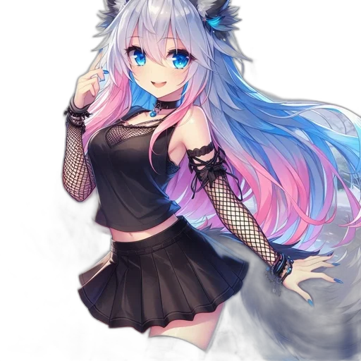 dress, dragon, creature, animal, anime, fantasy art, pixel art, cartoon transparent PNG cut-out