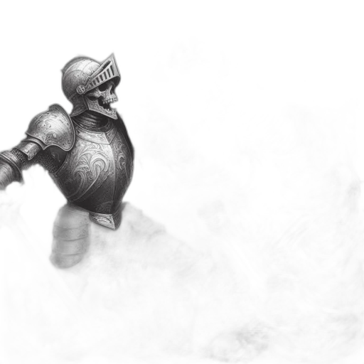 sword, robot, weapon, staff, fantasy art, concept art, pencil sketch, comic book art transparent PNG cut-out