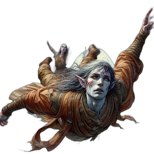 creature, dragon, concept art, fantasy art, outer space, fantastical, scene, man transparent PNG cut-out