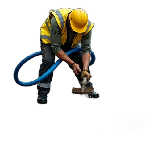 staff, robot, weapon, mask, 3d render, concept art, photorealistic, blue transparent PNG cut-out