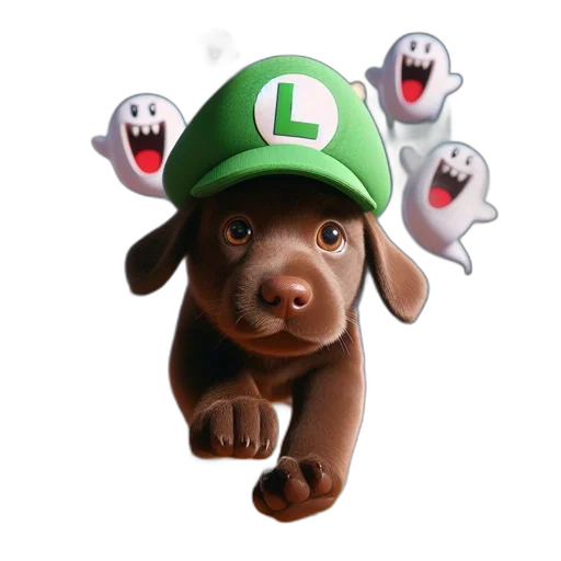 animal, hat, creature, concept art, 3d render, pixel art, photorealistic, spooky transparent PNG cut-out