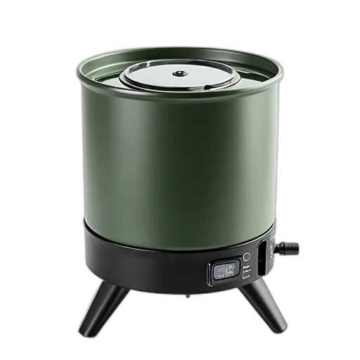modern, compact, camping, stove, sleek, design, featuring, transparent transparent PNG cut-out