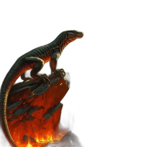 dragon, animal, creature, staff, 3d render, photorealistic, concept art, fantasy art transparent PNG cut-out