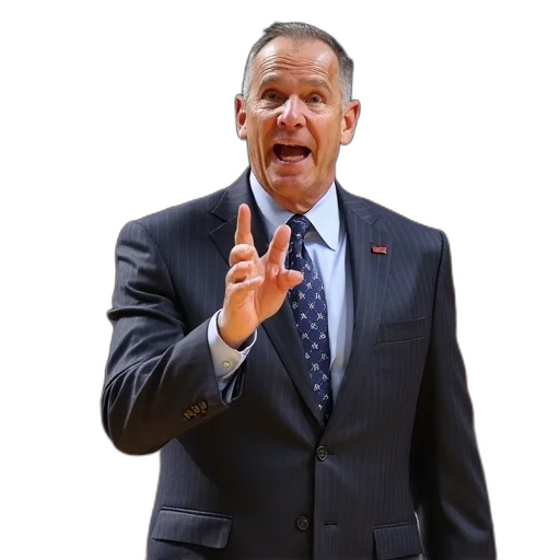 coach, doug, minning, reacts transparent PNG cut-out