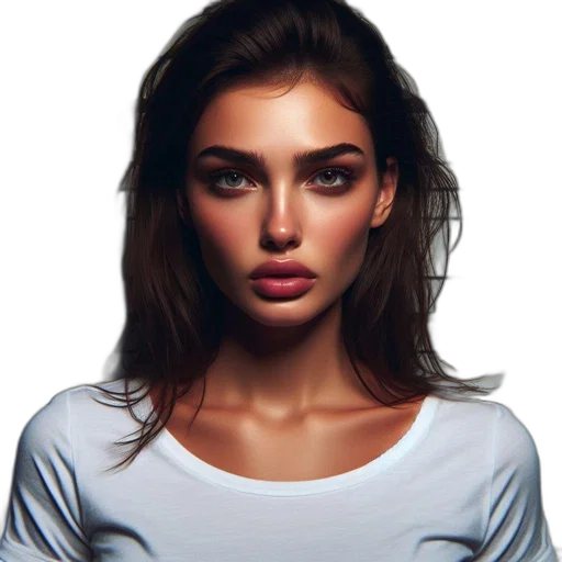 face, dress, jewelry, hair, photorealistic, fantasy art, oil painting, cartoon transparent PNG cut-out