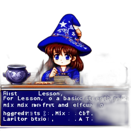 staff, hat, weapon, pixel art, fantasy art, concept art, vaporwave, fog transparent PNG cut-out