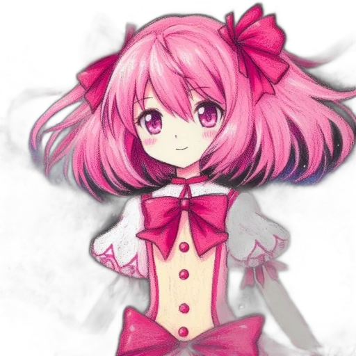 staff, flower, robot, dress, anime, pixel art, concept art, fantasy art transparent PNG cut-out