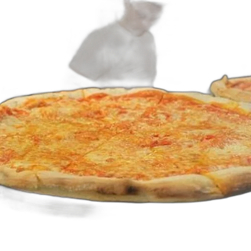 food, animal, weapon, 3d render, photorealistic, large, cheese, pizza transparent PNG cut-out