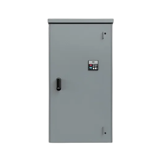 staff, robot, 3d render, modern, gray, electrical, panel, hinged transparent PNG cut-out