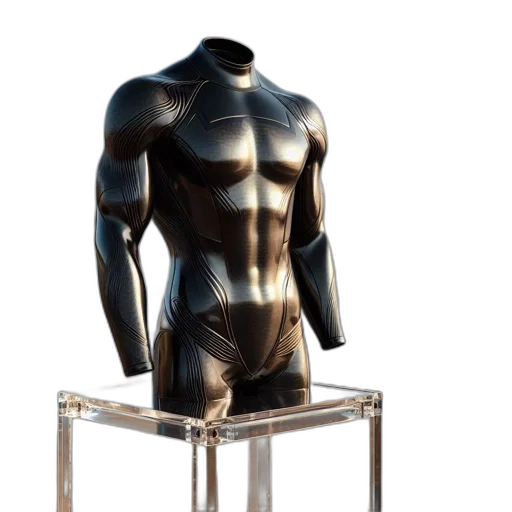 furniture, robot, dress, jacket, 3d render, concept art, photorealistic, cyberpunk transparent PNG cut-out
