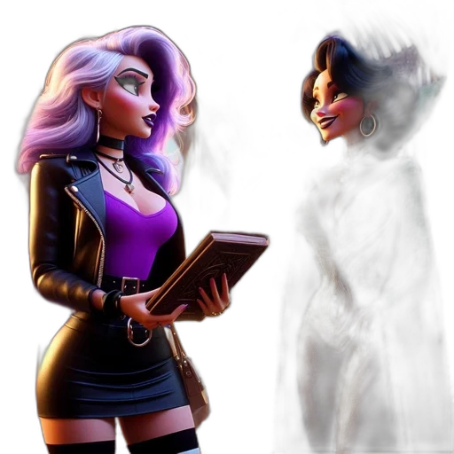 concept art, comic book art, fantasy art, 3d render transparent PNG cut-out