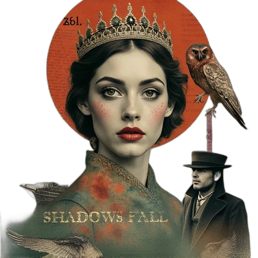 hat, crown, fantasy art, concept art, red, second, image, collage transparent PNG cut-out