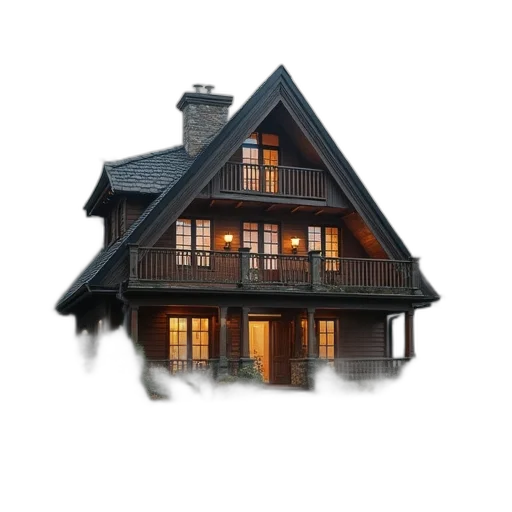 building, furniture, face, 3d render transparent PNG cut-out