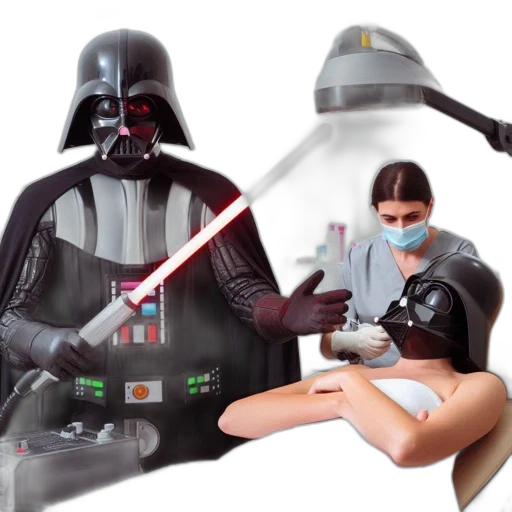 concept art, outer space, amusing, twist, patient, donning, darth, vader transparent PNG cut-out