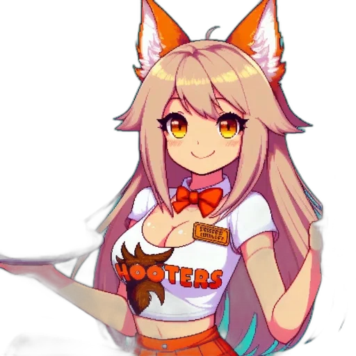 staff, creature, animal, weapon, anime, pixel art, cartoon, fantasy art transparent PNG cut-out