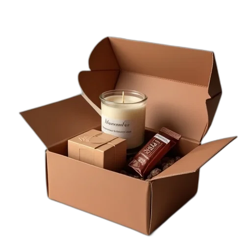 food, open, box, three, boxes, one, candle, other transparent PNG cut-out