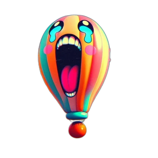 mask, face, creature, umbrella, concept art, 3d render, pixel art, fantasy art transparent PNG cut-out