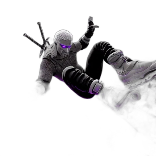 weapon, sword, mask, robot, concept art, comic book art, fantasy art, 3d render transparent PNG cut-out
