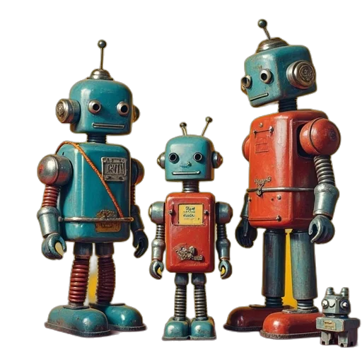 robot, concept art, 3d render, bot transparent PNG cut-out