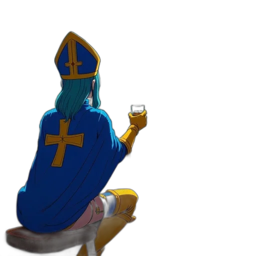 crown, sword, bottle, staff, concept art, 3d render, fantasy art, pixel art transparent PNG cut-out