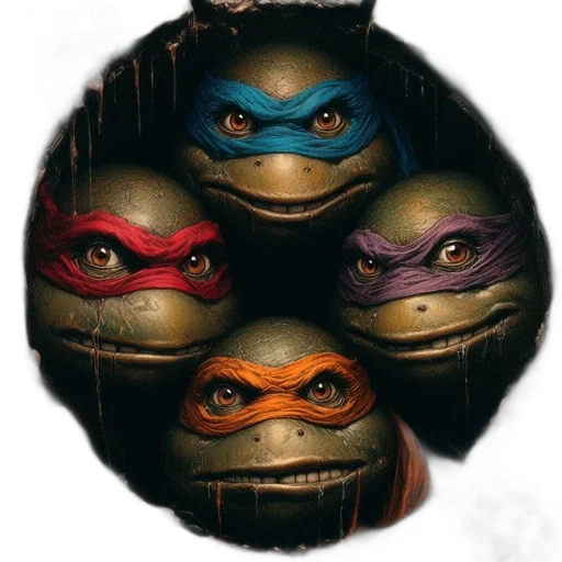 mask, face, hat, concept art, comic book art, 3d render, four, teenage transparent PNG cut-out