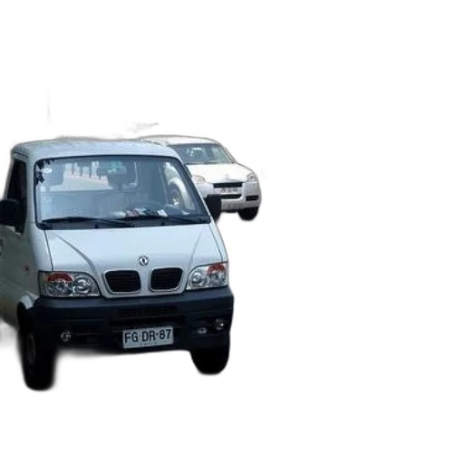 car, 3d render, photorealistic, white, van, license, plate, dr-87 transparent PNG cut-out