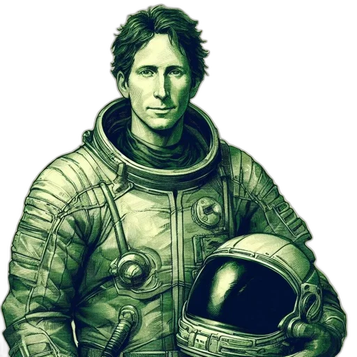 jacket, face, staff, robot, concept art, comic book art, pixel art, photorealistic transparent PNG cut-out