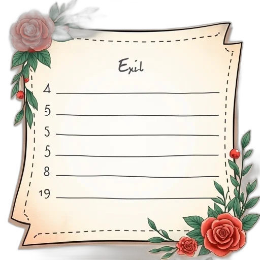 printable, exit, ticket, good transparent PNG cut-out