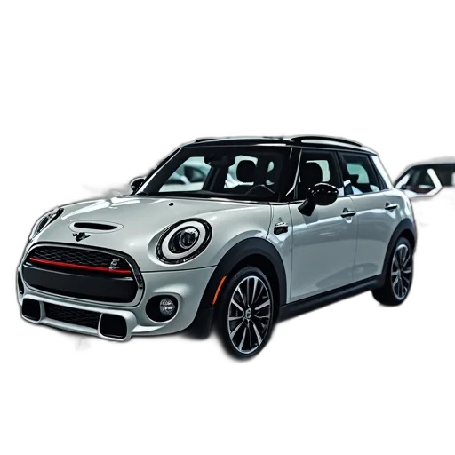 car, photorealistic, 3d render, silver, hatchback, parked, showroom, other transparent PNG cut-out