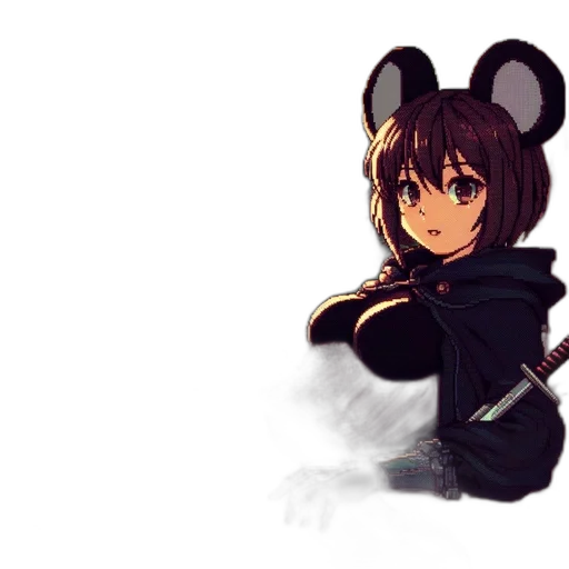 staff, weapon, sword, animal, pixel art, anime, fantasy art, concept art transparent PNG cut-out
