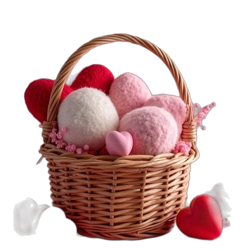 food, 3d render, toddler, valentine transparent PNG cut-out