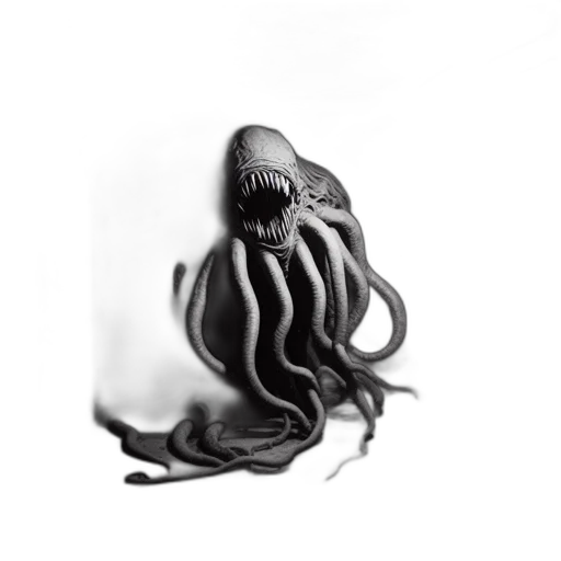 creature, hair, animal, mask, photorealistic, 3d render, concept art, fantasy art transparent PNG cut-out
